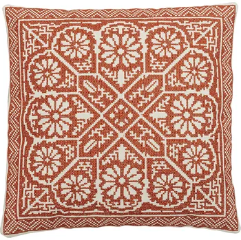 Bloomingville, Dekorativní polštář Madita 40 cm červený - Formadore