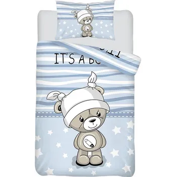 XPOSE® Povlečení do postýlky CHLAPEC 100x135 cm, 40x60 cm, Bavlna + Prodloužená možnost vrácení zboží do 50 dnů