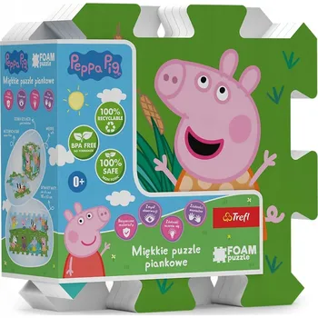 Puzzle Puzzle pěnové podložky Trefl - prasátko Pepa 61612
