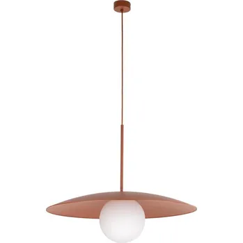 Lustr na lanku SLATE 1xE27/15W/230V pr. 65 cm cihlová