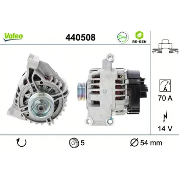 Alternátor Generátor VALEO 440508