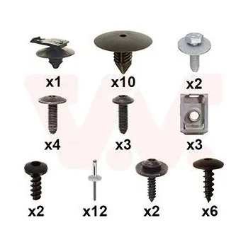 Nárazník Montážní sada, nárazník VAN WEZEL 4312794