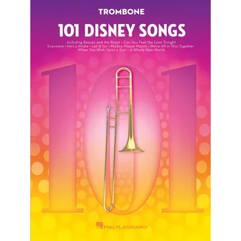 Hal Leonard 101 Disney Song for Trombone Noty (Jako nové)