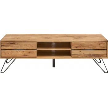 Televizní stolek Televizní stolek LIVING EDGE 160 CM divoký dub/antracitová