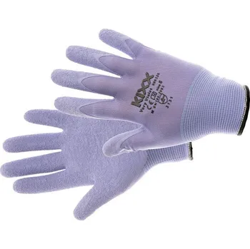 Pracovní rukavice VERY VIOLET rukavice nylon. latex. dlaň fialová 8