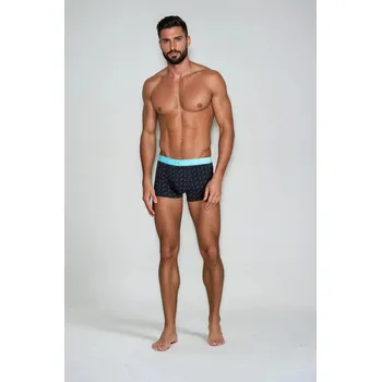 Pánská móda Origin boxerky 38295-MLC Sada 2 kusů černá a tmavě modrá - Henderson M