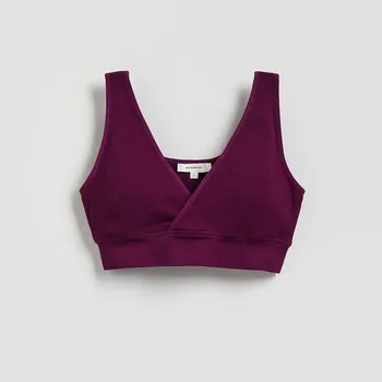 Dámské tričko Reserved - LADIES` TOP BRA - fialová - 493IY-44X - 493IY-44X-L