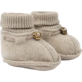 Capáčky MIKK-LINE Dětské kožené capáčky Jelenice – barefoot, protiskluzové Velikost: 86-92 Béžová 86-92