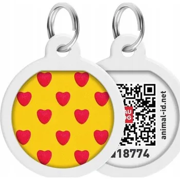 psí známka Identifikační známka Waudog vícebarevná