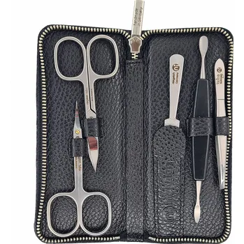 NIEGELOH SOLINGEN Kožená sada na manikúru 82008 černá