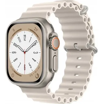 Řemínek na hodinky Řemínek Outlet_Joker pro Apple, béžový