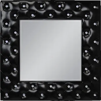 Zrcadlo "Prošívané" zrcadlo s krystaly 98 x 98 cm PU-126