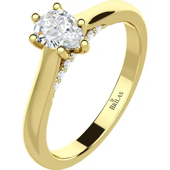 Šperk Koro G Briliant - zásnubní prsten ze žlutého zlata s brilianty