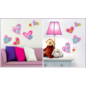 Samolepící dekorace Small Foot Samolepící dekorace na zeď Srdce Small foot