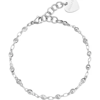 Módní doplněk S'Agapõ Slušivý ocelový náramek Chunky SHK92 + 2 měsíce na vrácení zboží