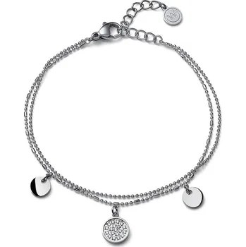 Šperk Oliver Weber Dvojitý náramek s přívěsky a zirkony Swarovski Radio 32287 + 2 měsíce na vrácení zboží