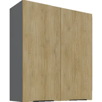 Kuchyňská skříňka Horní skřínka 80 G 90 2F, v provedení dub Cremona/ antracit
