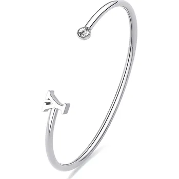 Módní doplněk S'Agapõ Otevřený pevný náramek s písmenem Y Click SCK234 + 2 měsíce na vrácení zboží