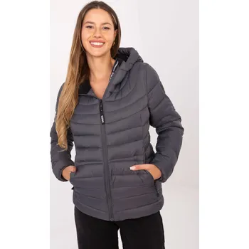 Prošívaná zimní bunda Sublevel tmavě šedá EU velikost: XL