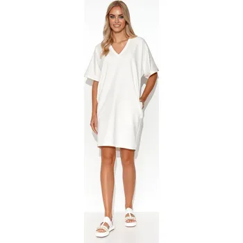 Dámské šaty kimono šaty M778 Barva: Bílá, Velikost: L/XL