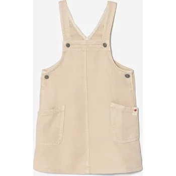 Dívčí šaty Dívčí šaty United Colors of Benetton 41AQGT00L.P.Seasonal béžová 80X, vel. 116