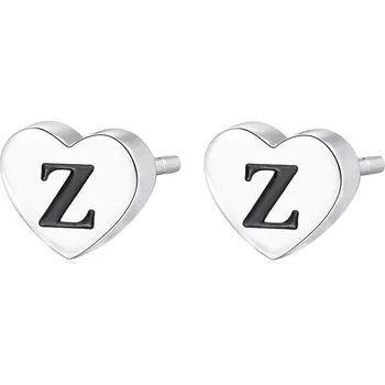 Módní doplněk S'Agapõ Ocelové náušnice s písmenem Z Click SCK117 + 2 měsíce na vrácení zboží