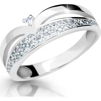 Prsten Cutie Jewellery Krásný třpytivý prsten se zirkony Z6820-2544-10-X-2 52 mm + 2 měsíce na vrácení zboží