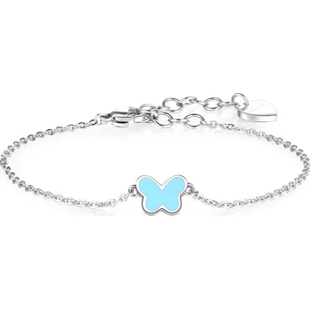 Módní doplněk S'Agapõ Ocelový náramek Motýl Click SCK211 + 2 měsíce na vrácení zboží