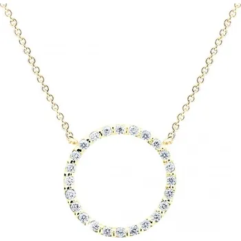 Náhrdelník Cutie Diamonds Náhrdelník ze žlutého zlata s diamanty Kroužek DZ6323-40-00-X-1 50 cm + 2 měsíce na vrácení zboží