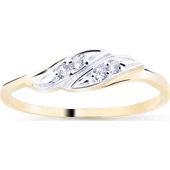 Prsten Cutie Diamonds Bicolor prsten ze zlata s diamanty DZ8021-10-X-1 55 mm + 2 měsíce na vrácení zboží