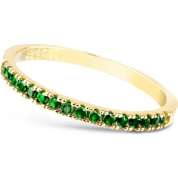 Prsten Cutie Diamonds Prsten ze žlutého zlata se smaragdy DZ6484-1670-SM-X-1 64 mm + 2 měsíce na vrácení zboží