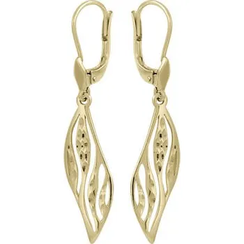 Náušnice Soliter Krásné náušnice ze žlutého zlata 231 001 00625 + 2 měsíce na vrácení zboží