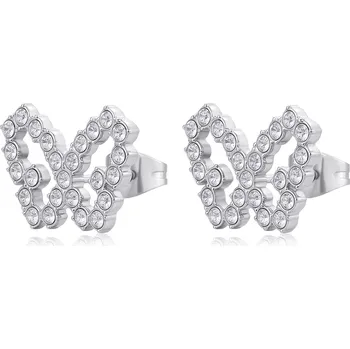 Módní doplněk S'Agapõ Oslnivé náušnice s krystaly Motýl Twinkle SWN29 + 2 měsíce na vrácení zboží