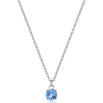 Módní doplněk S'Agapõ Nadčasový ocelový náhrdelník s kubickým zirkonem Dazzly SDZ04 + 2 měsíce na vrácení zboží