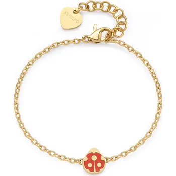 Náramek S'Agapõ Pozlacený náramek Beruška Click SCK267 + 2 měsíce na vrácení zboží