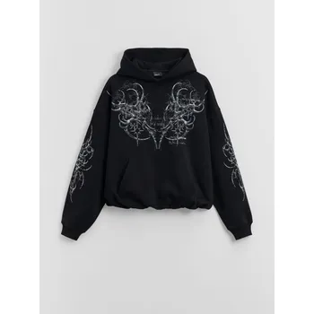 Oblečení a móda Mikina s&nbsp;potiskem - XS - House - černá - 770KD-99X