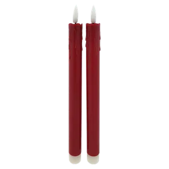 led svíčka Home Decor HD-115 2 ks červená