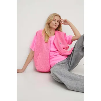 Dámská vesta Vesta American Vintage VESTE AMPLE HOK16BE24 růžová 42X, vel. XS/S