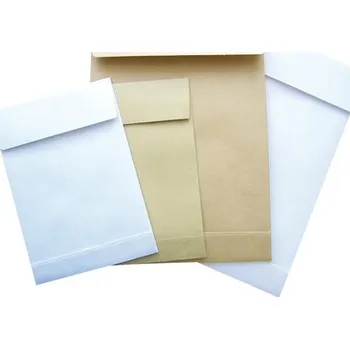 Obálka Taška obchodní (obálka) B4, samolepicí, šíře 250 mm, délka 353 mm, bílá, v balení 250 ks