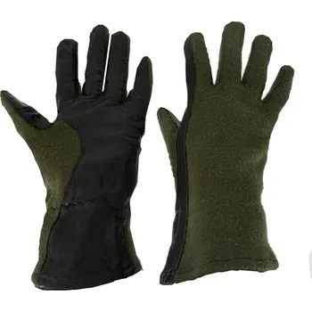 Rukavice Rukavice FR prstové AČR pro letecký personál ZELENO ČERNÉ použité Rukavice FR prstové AČR pro letecký personál ZELENO ČERNÉ použité vel. 24