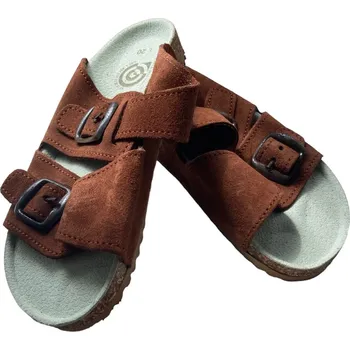 Chlapecké pantofle PROTETIKA Dětské ortopedické rehabilitační sandále - hnědé Varianta: 19/29 Nové zboží