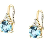 Morellato Pozlacené visací náušnice s kubickými zirkony Tesori SAIW307 + 2 měsíce na vrácení zboží