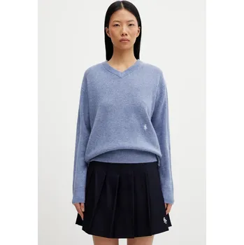 Dámský svetr Vlněný svetr Sporty & Rich SRC Cashmere, S, modrá, 55X