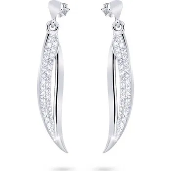 Náušnice Cutie Diamonds Nádherné náušnice z bílého zlata s diamanty DZ8046-30-00-X-2 + 2 měsíce na vrácení zboží