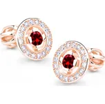 Cutie Diamonds Jedinečné náušnice z růžového zlata s rubíny a diamanty DZ6413-1988-30-RU-X-4 + 2 měsíce na vrácení zboží