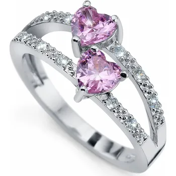 Šperk Oliver Weber Romantický prsten s kubickými zirkony Bhumi Magic Blossoms 41179 L (56 - 59 mm) + 2 měsíce na vrácení zboží