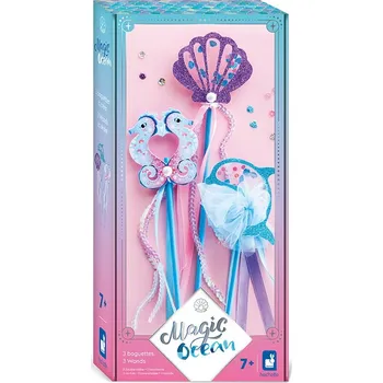 Dětské zboží Janod Kreativní sada DIY Magický oceán - Kouzelná hůlka