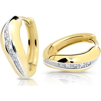 Náušnice Cutie Diamonds Nádherné náušnice ze žlutého zlata s brilianty DZ6479-2132-80-00-X-1 + 2 měsíce na vrácení zboží