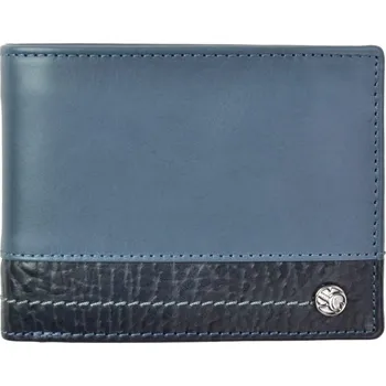 Peněženka SEGALI Pánská kožená peněženka 951 320 005 WL blue/blue + 2 měsíce na vrácení zboží