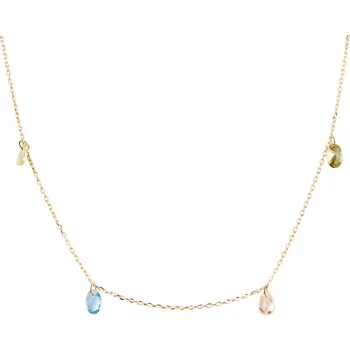 Šperk PDPAOLA Okouzlující pozlacený náhrdelník s přívěsky RAINBOW Gold CO01-866-U + 2 měsíce na vrácení zboží